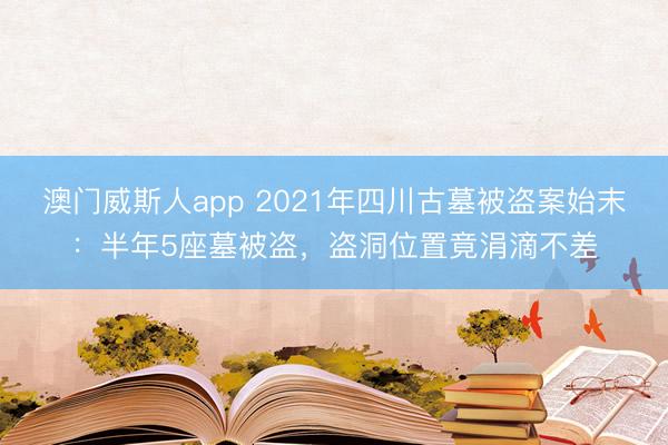 澳门威斯人app 2021年四川古墓被盗案始末：半年5座墓被盗，盗洞位置竟涓滴不差