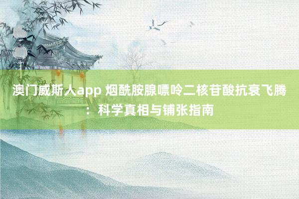 澳门威斯人app 烟酰胺腺嘌呤二核苷酸抗衰飞腾：科学真相与铺张指南