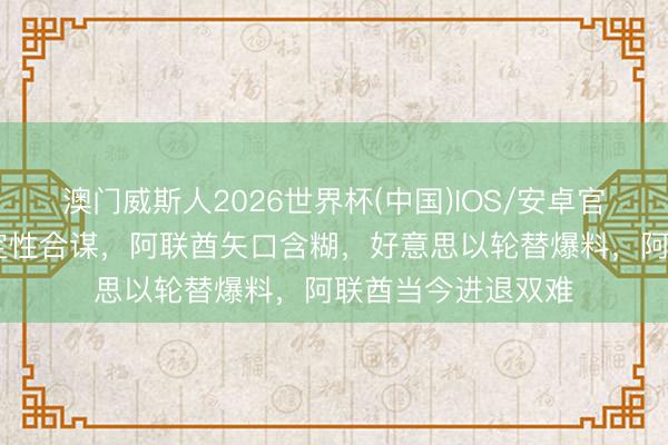 澳门威斯人2026世界杯(中国)IOS/安卓官方下载 伊朗外长定性合谋，阿联酋矢口含糊，好意思以轮替爆料，阿联酋当今进退双难